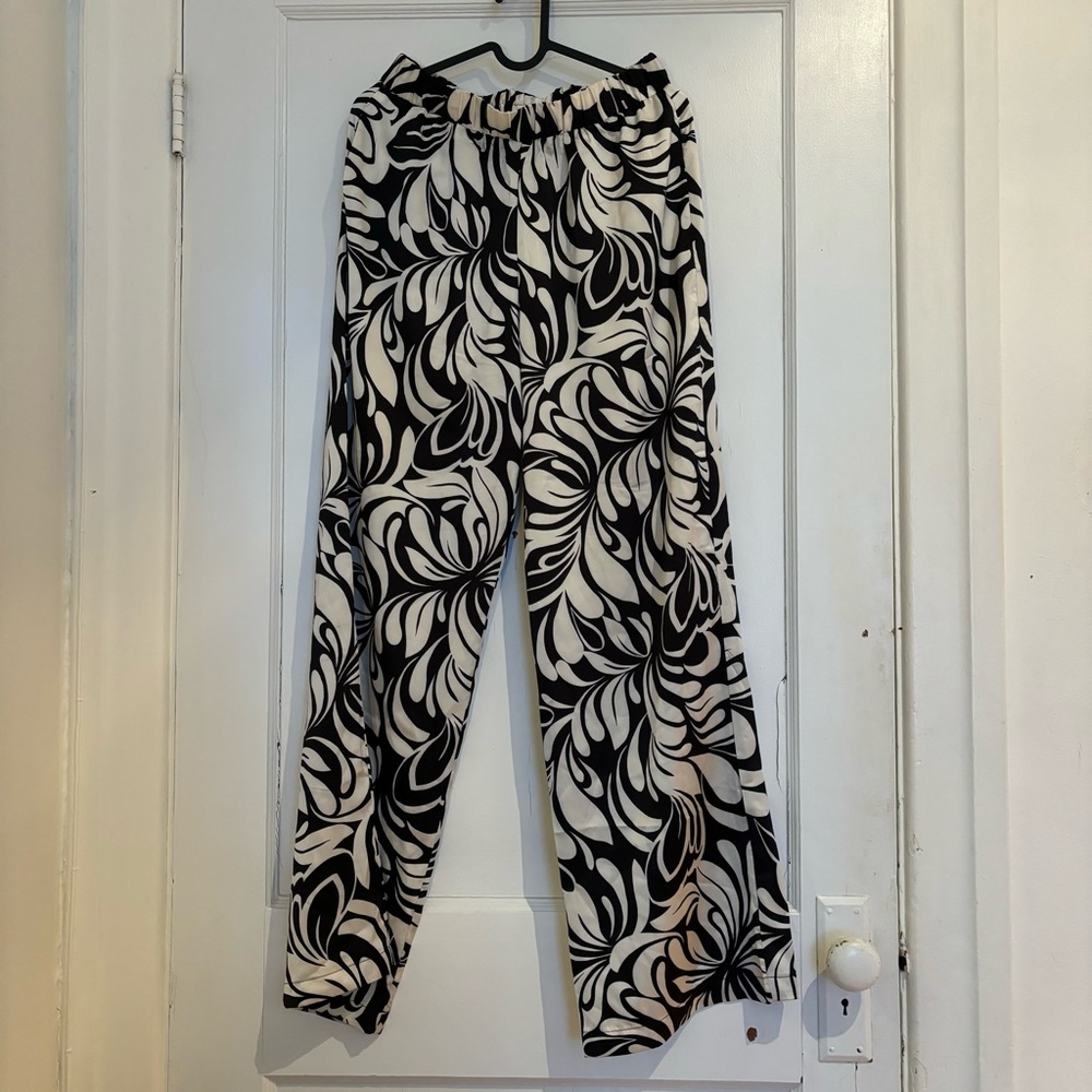 Haver & Blair Black and White 70s Pants